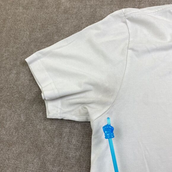 Nike Shirt White Dri fit Just Do It Gym Athletic Men’s Size Large - Picture 8 of 15